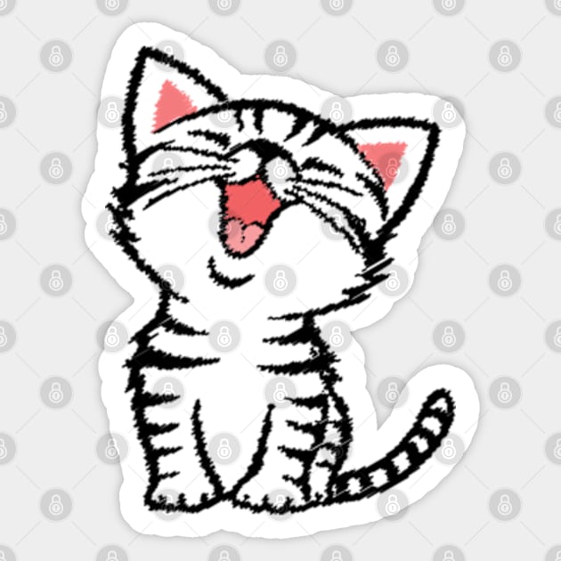 American Shorthair Happy Sticker by RiseInspired